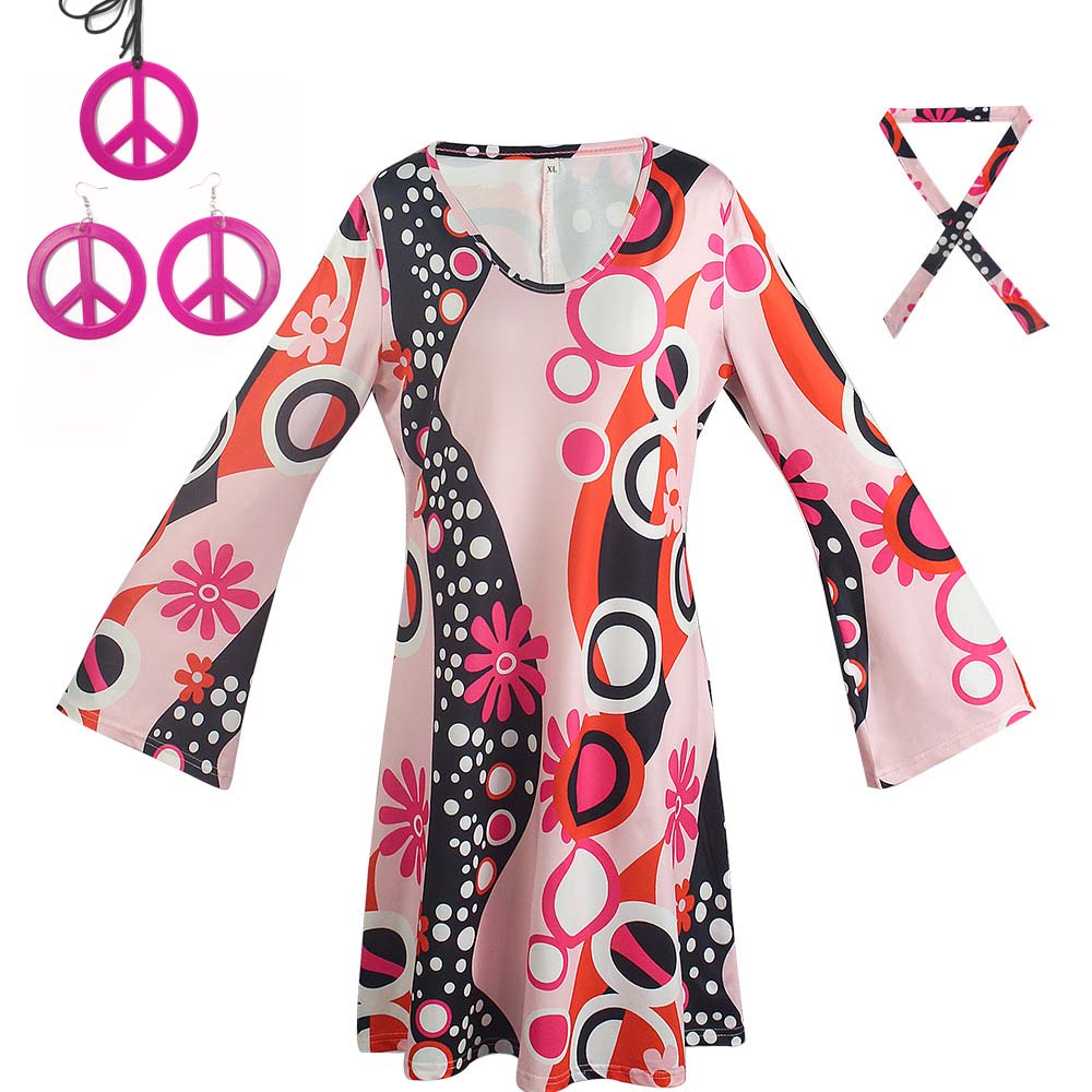 Women'S Accessories In The 60S - Halloween Retro 60s 70s Disco Outfit