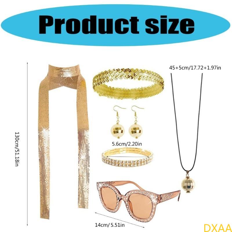 Women'S Accessories In The 60S - DXAA 60s 70s 80s Disco Accessories
