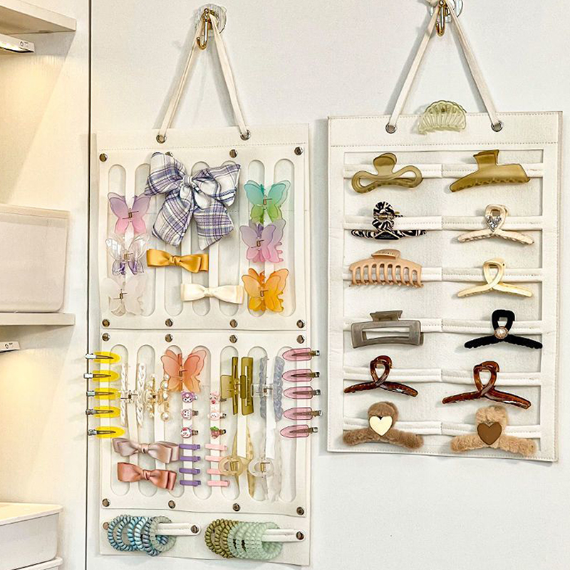 Women Accessories List - Hanging Hair Claws Clip Storage Organizer