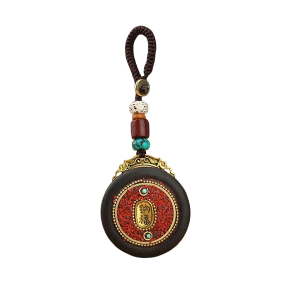 Women Accessories Nepal - Ethnic Style Ebony Wood Car Keychain