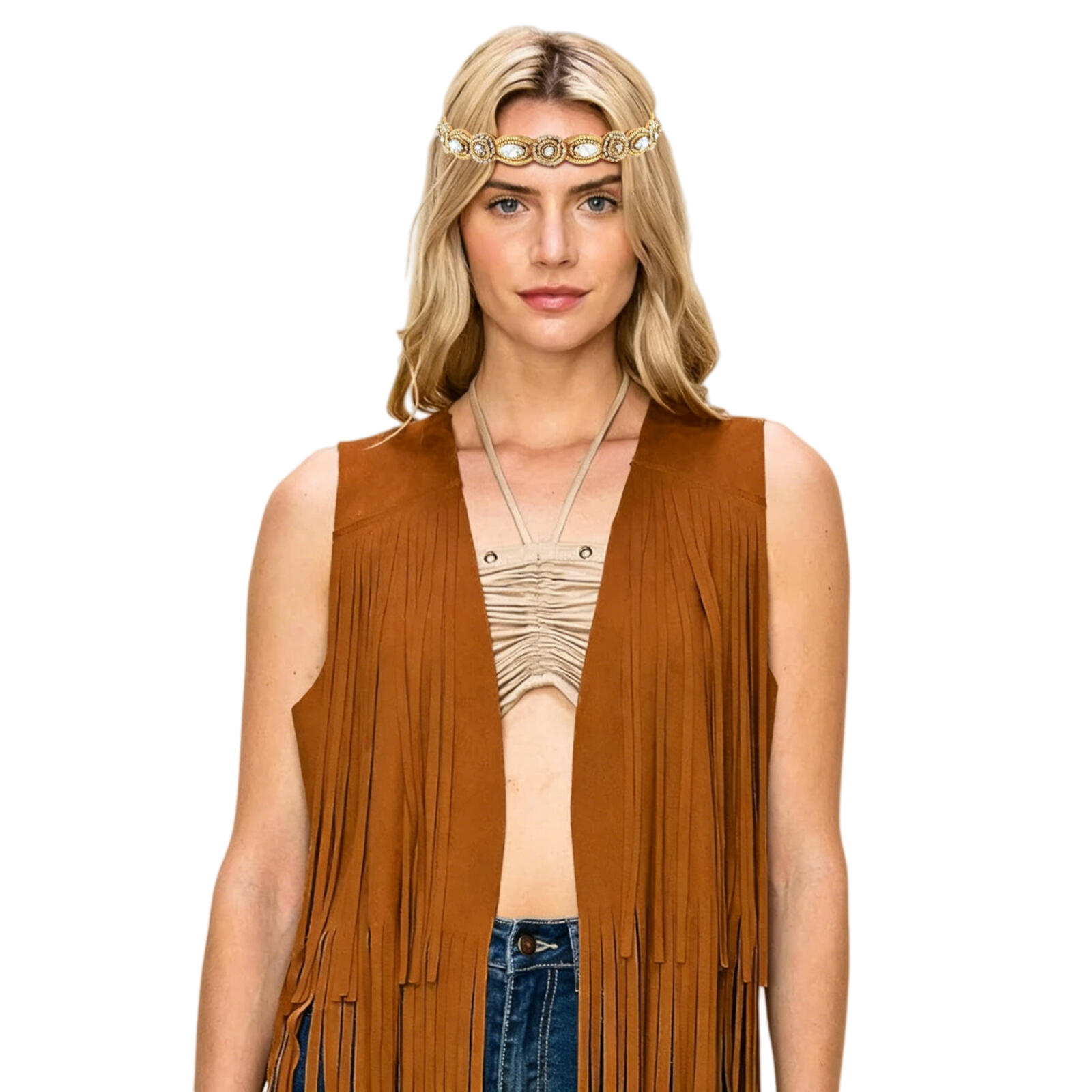 Women'S Accessories In The 60S - Women 70s Hippie Costume Accessory Set