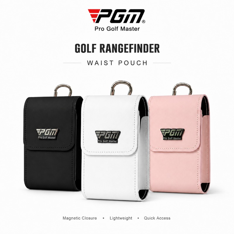 Women'S Golf Accessories - PGM Magnetic Golf Waist Pouch Rangefinder