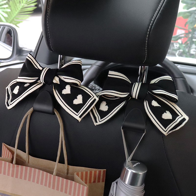 Women Accessories List - Universal Lover Bowknot Car Hooks Seat
