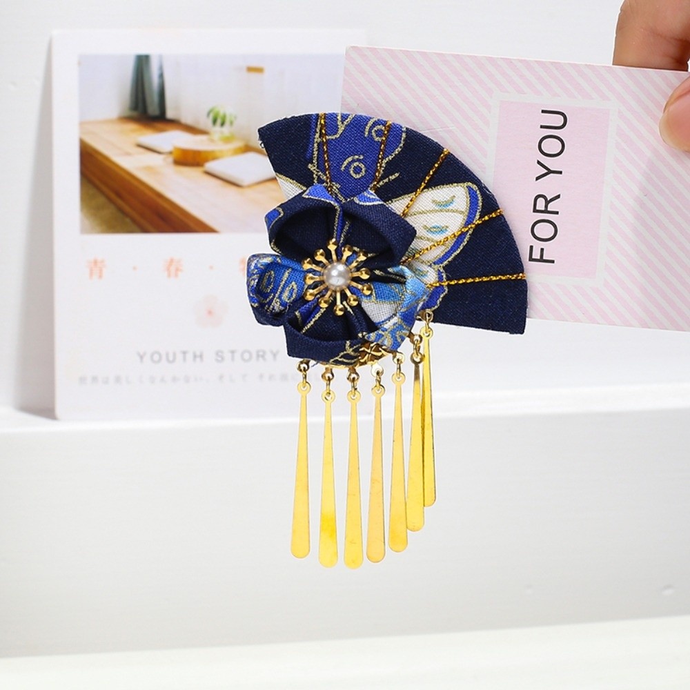 Women Hairpin Faux Pearl Flowe - Women'S Kimono Accessories 评论和价格