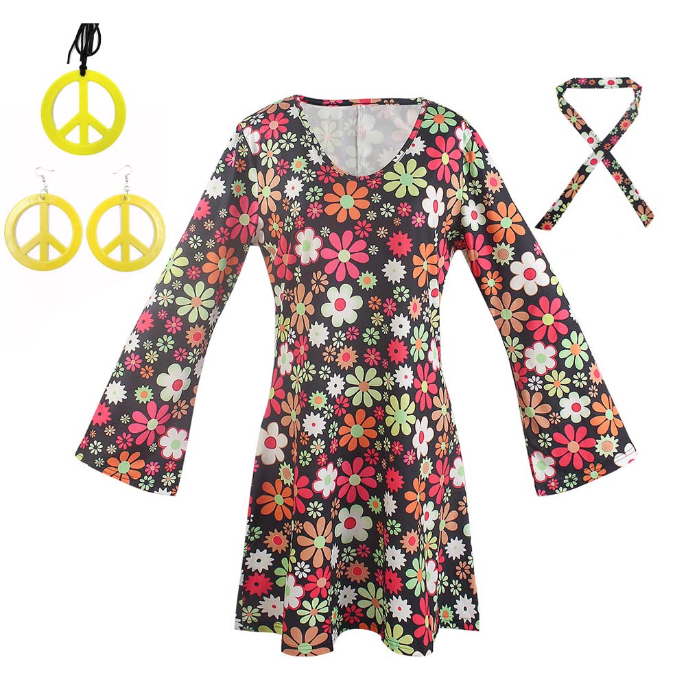 Halloween Retro 60s 70s Disco  - Women'S Accessories In The 60S 评论和价格