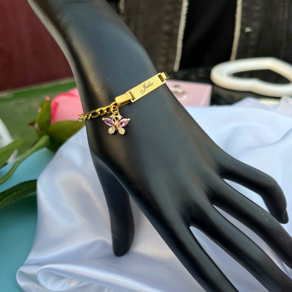 DUOYING Custom Pink Butterfly  - Women Accessories Gift Set 评论和价格