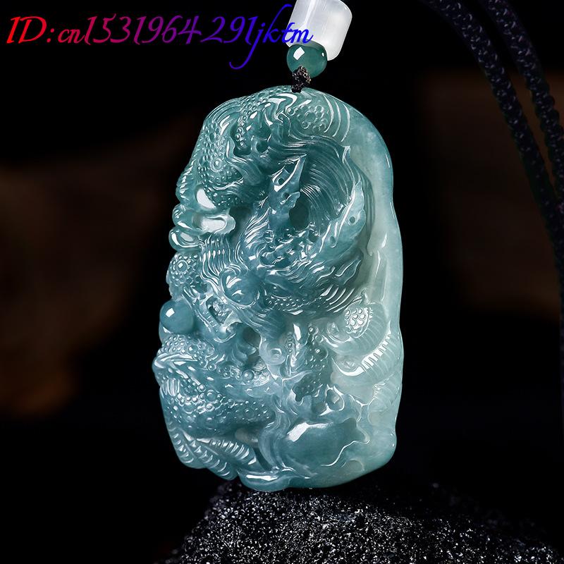 Natural Burmese Jadeite Dragon - Women'S Accessories Designer 评论和价格