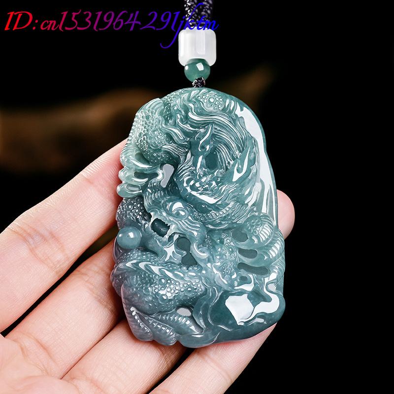 Natural Burmese Jadeite Dragon - Women'S Accessories Designer 评论和价格