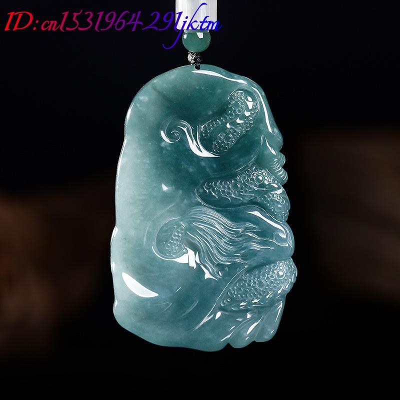 Natural Burmese Jadeite Dragon - Women'S Accessories Designer 评论和价格