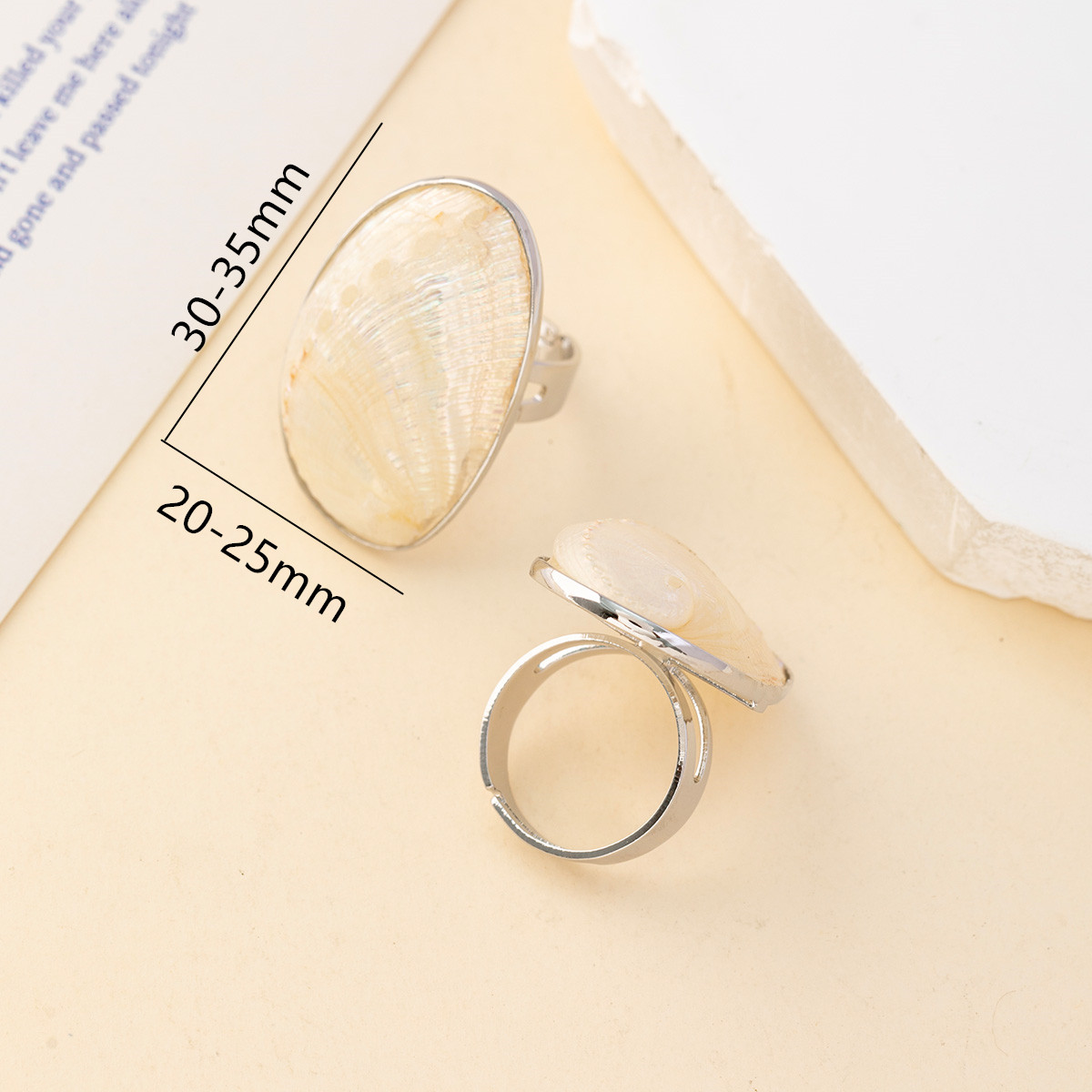 Vintage Chunky Shell Rings for - Women Accessories Outlet 评论和价格