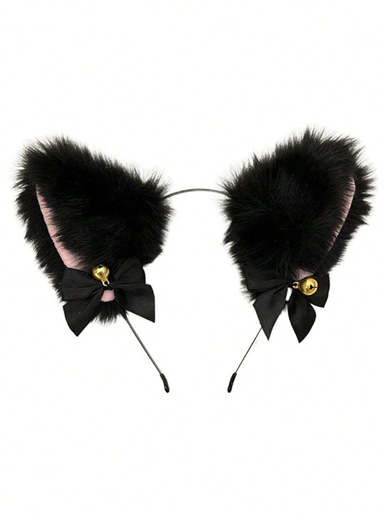 Black Fuzzy Cat Ear Hairband W - Women'S Yellow Accessories 评论和价格