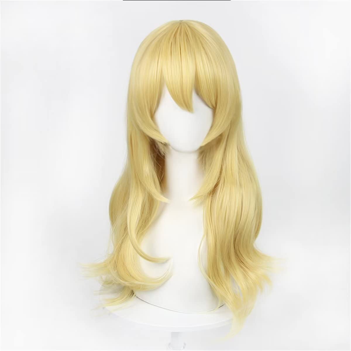 60cm Long Yellow Blonde Loose  - Women'S Yellow Accessories 评论和价格