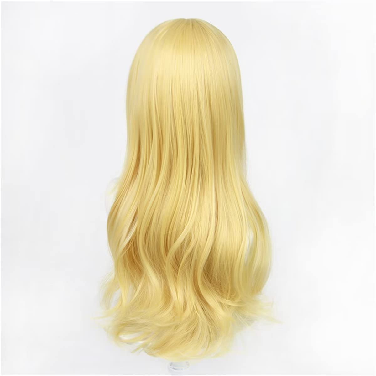 60cm Long Yellow Blonde Loose  - Women'S Yellow Accessories 评论和价格
