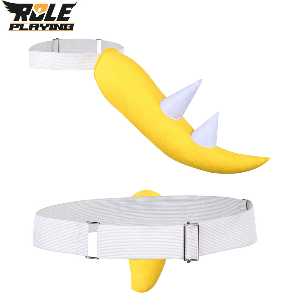 Bowser Jr Cosplay Yellow Tail  - Women'S Yellow Accessories 评论和价格