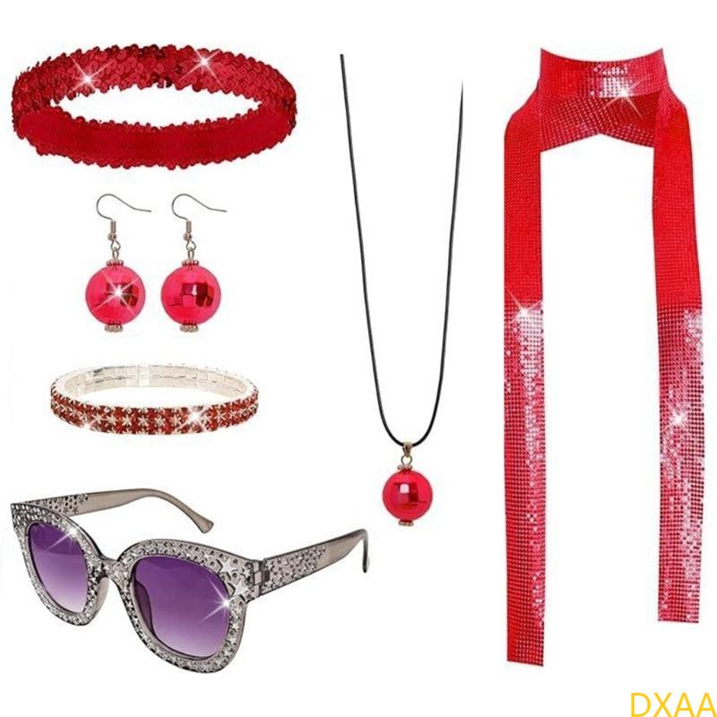 DXAA 60s 70s 80s Disco Accesso - Women'S Accessories In The 60S 评论和价格