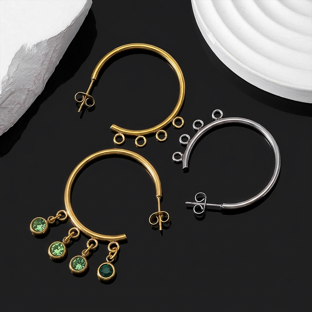 10pcs Stainless Steel Gold Pla - Women Accessories Gift Set 评论和价格