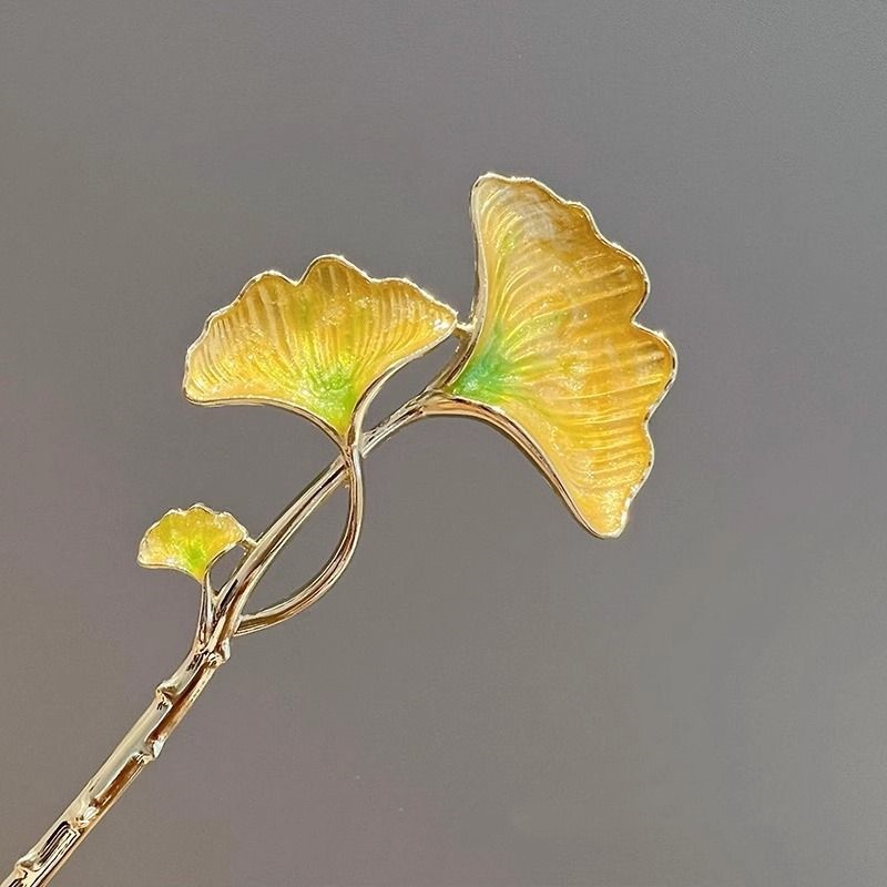 New Chinese-Style Ginkgo Leaf  - Women'S Accessories Designer 评论和价格