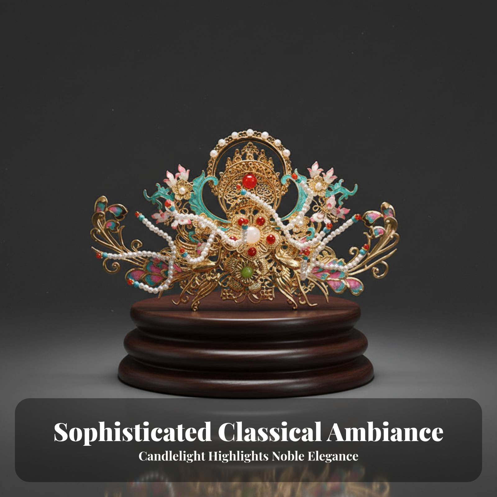 Traditional Chinese Hair Crown - Women'S Accessories Designer 评论和价格