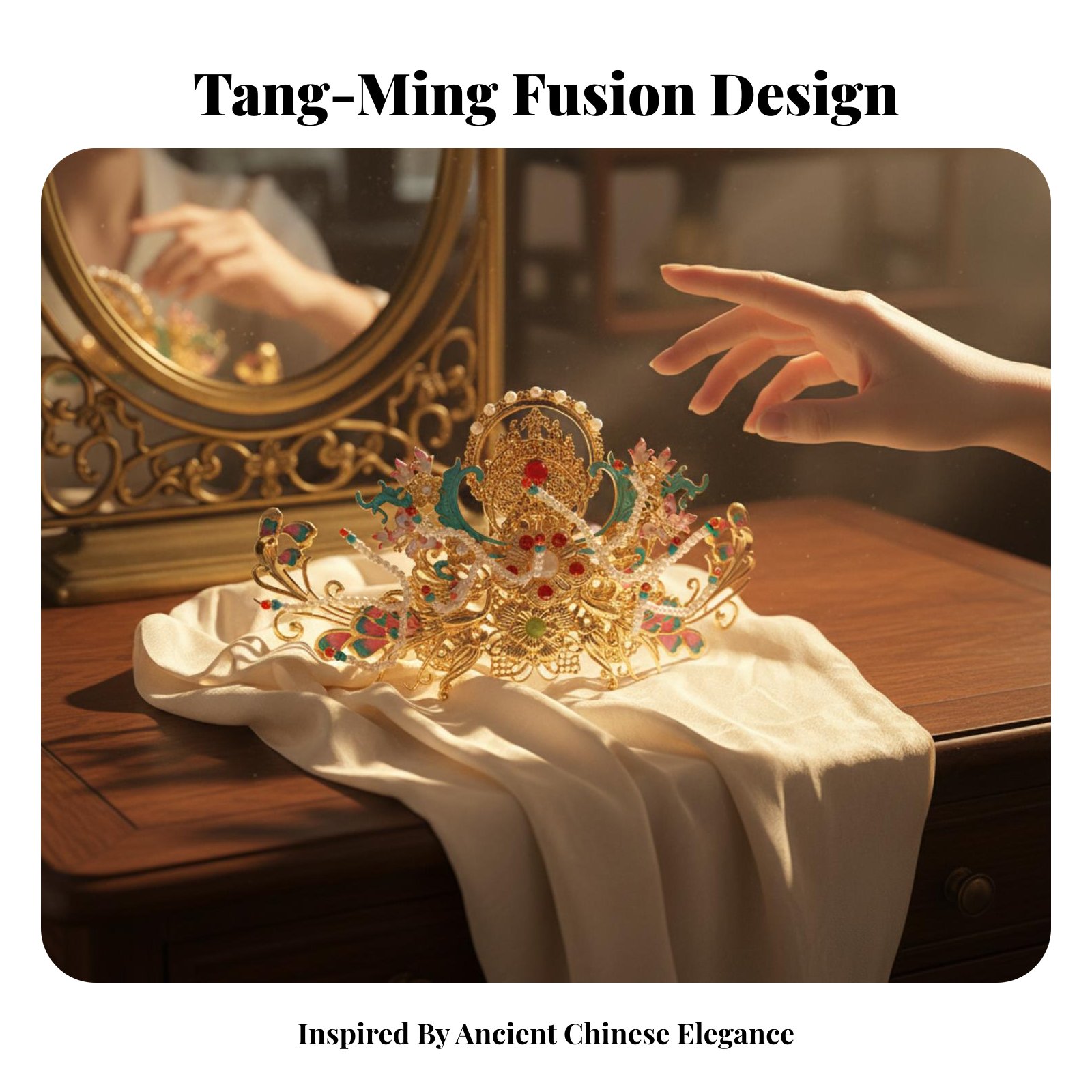 Traditional Chinese Hair Crown - Women'S Accessories Designer 评论和价格