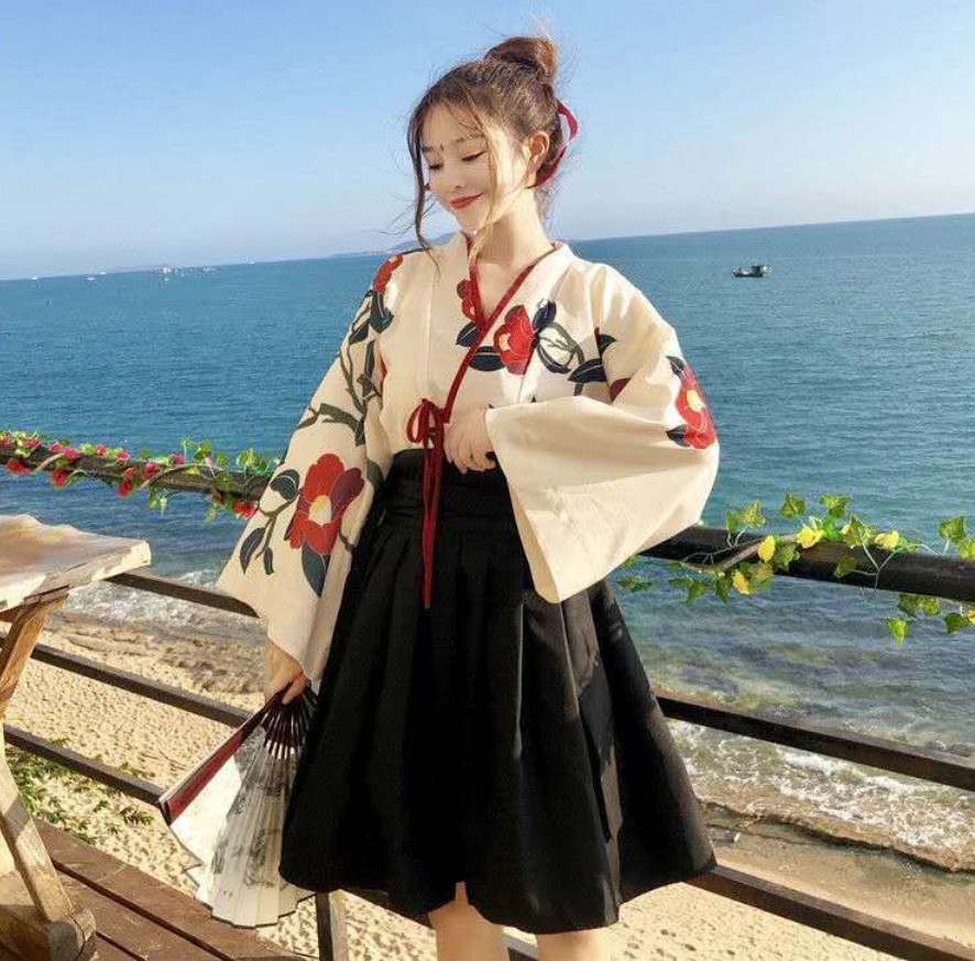 Kimono Sakura Girl Japanese St - Women'S Kimono Accessories 评论和价格