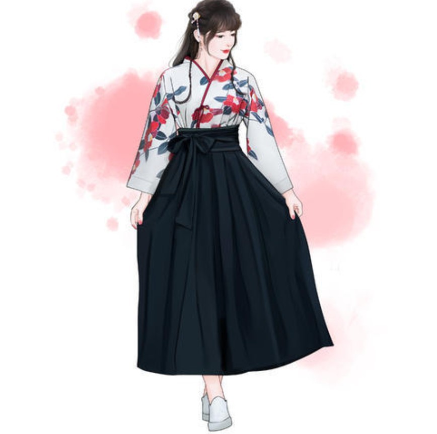 Kimono Sakura Girl Japanese St - Women'S Kimono Accessories 评论和价格