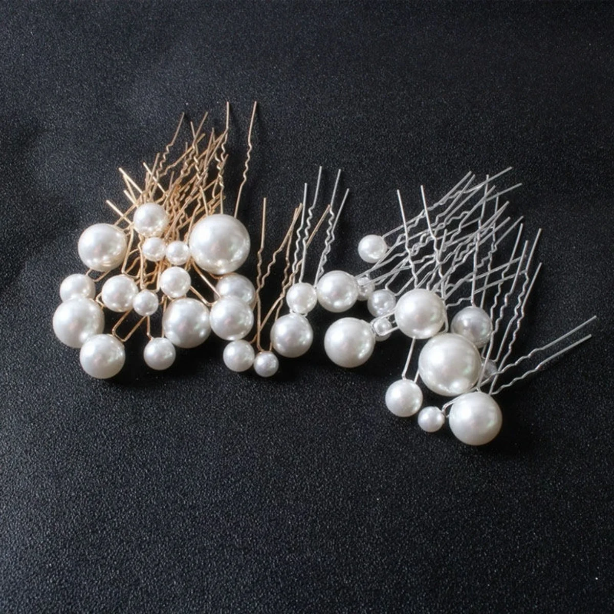 Pearl Hairpins 18Pcs U-Shaped  - Women Accessories Gift Set 评论和价格