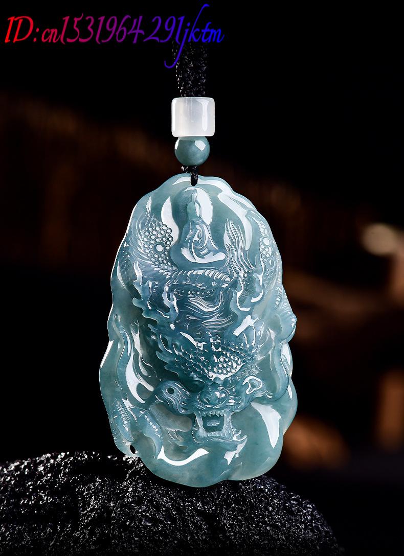 Natural Burmese Jadeite Dragon - Women'S Accessories Designer 评论和价格