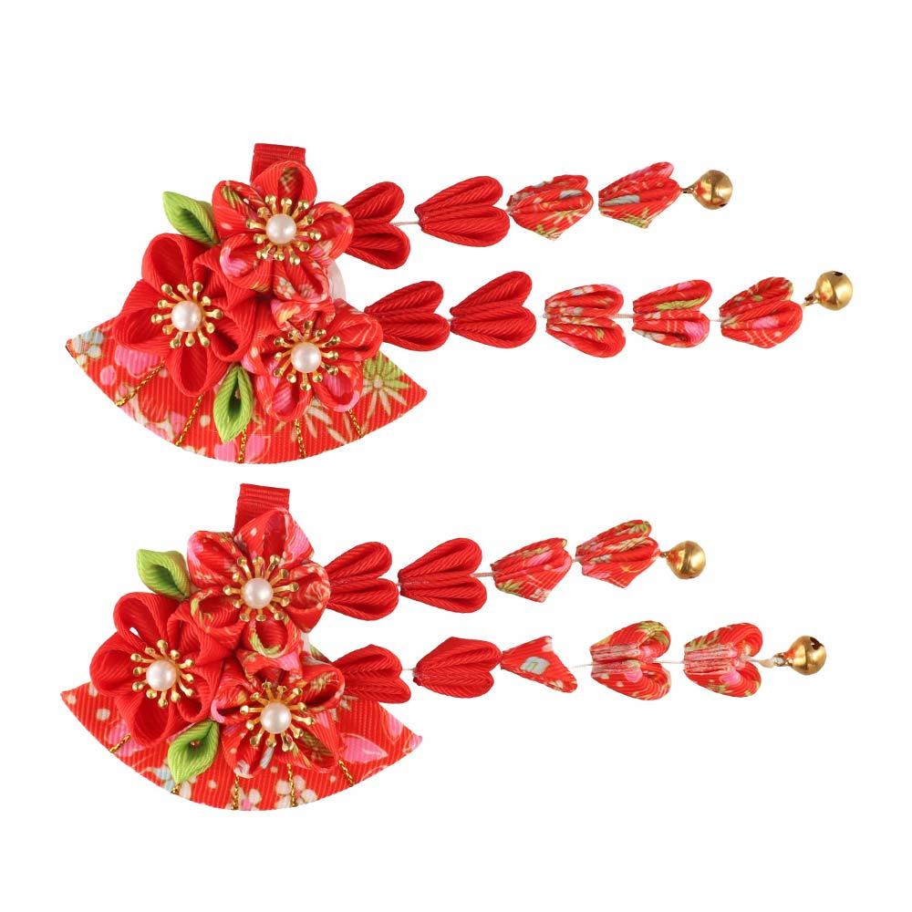 Tassels Tassel Fan Hairpin Flo - Women'S Kimono Accessories 评论和价格