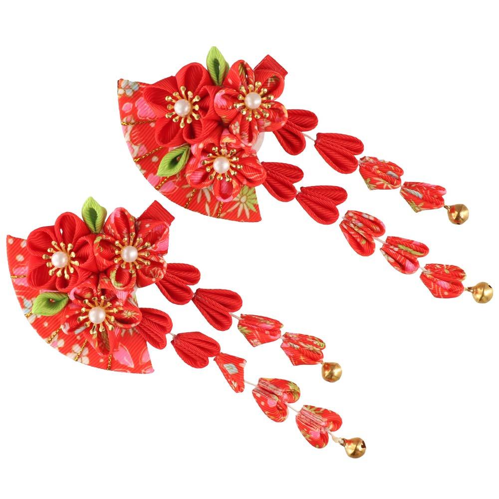 Tassels Tassel Fan Hairpin Flo - Women'S Kimono Accessories 评论和价格