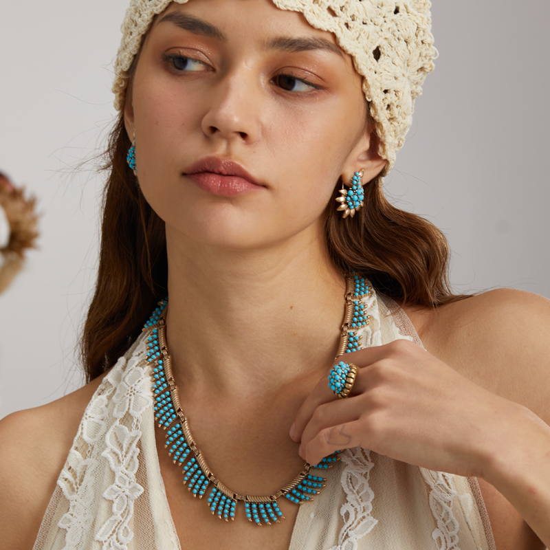 Bohemian Jewelry Vintage Blue  - Women'S Accessories Trends 2026 评论和价格
