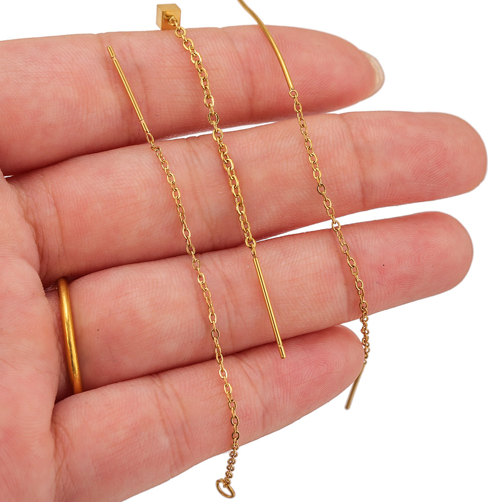 10pcs Stainless Steel Long Ear - Women Accessories Gift Set 评论和价格