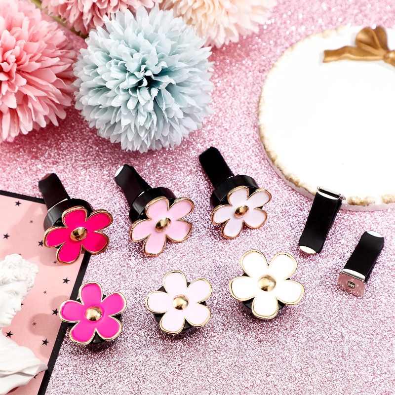 6PCS Daisy Flower Air Vent Cli - Women Accessories Outlet 评论和价格