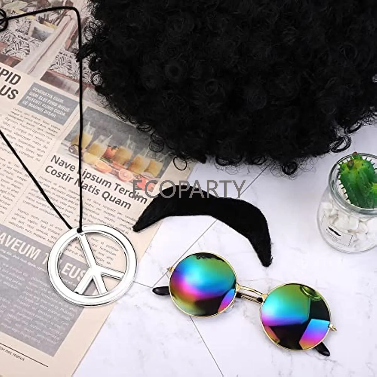 Hippie Costume Accessories 70s - Women'S Accessories In The 60S 评论和价格
