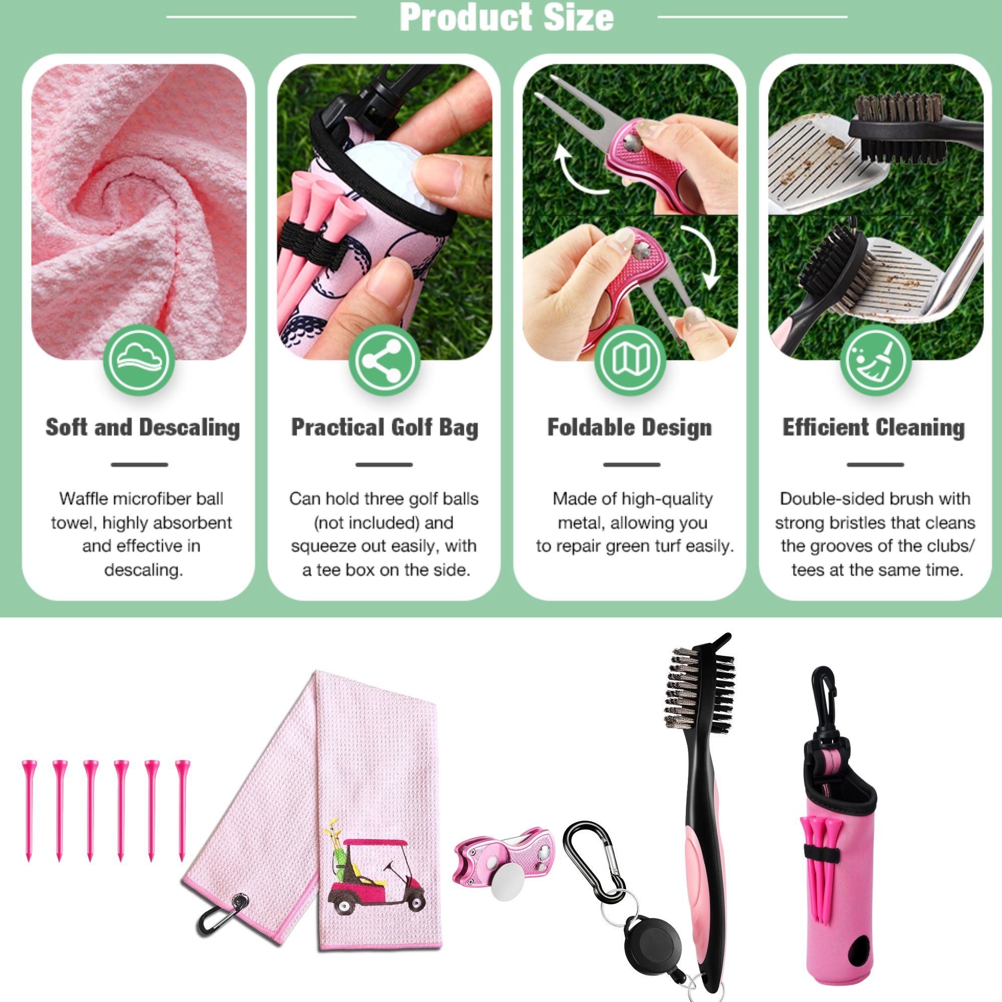 10 Pcs Golf Accessories Kit, I - Women'S Golf Accessories 评论和价格