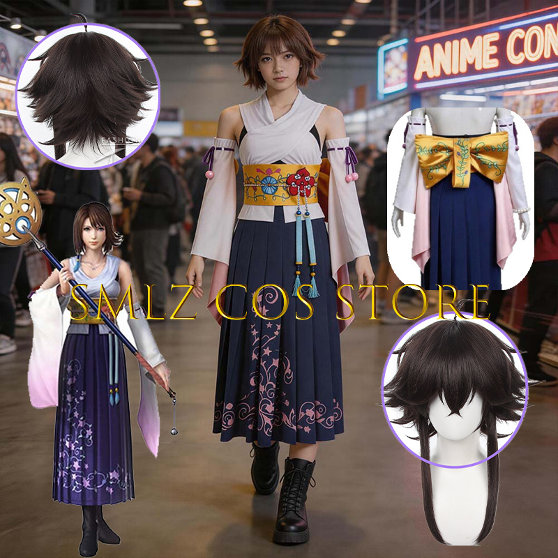 Smlz FFX Yuna Cosplay Anime FF - Women'S Kimono Accessories 评论和价格