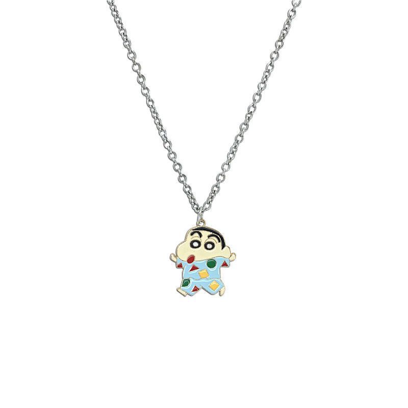 Crayon Shin-chan cartoon neckl - Women Accessories Gift Set 评论和价格