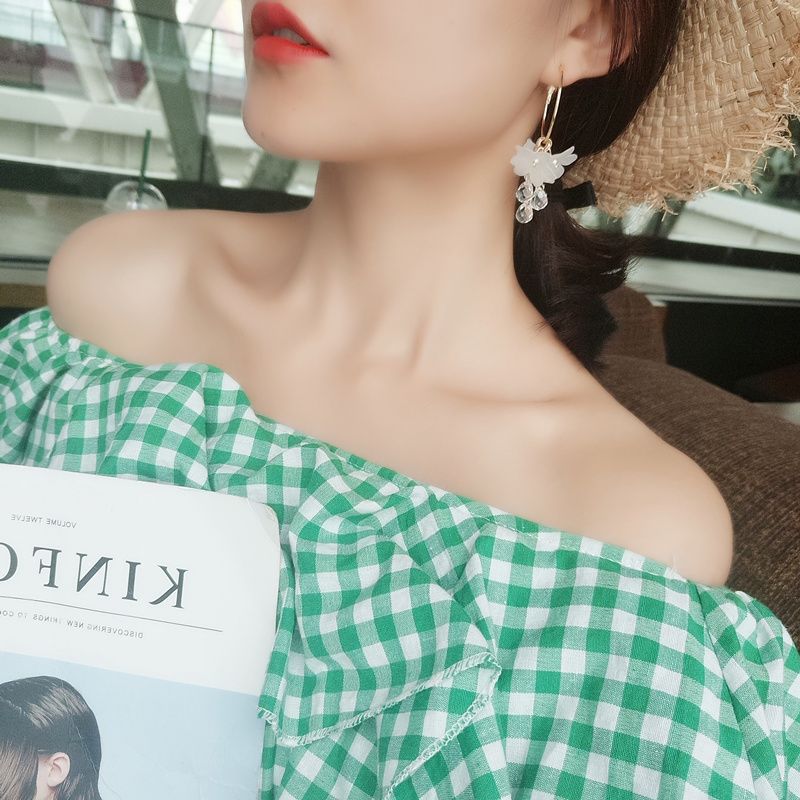 Korean Fashion Zircon White Fl - Women'S Accessories Trends 2026 评论和价格