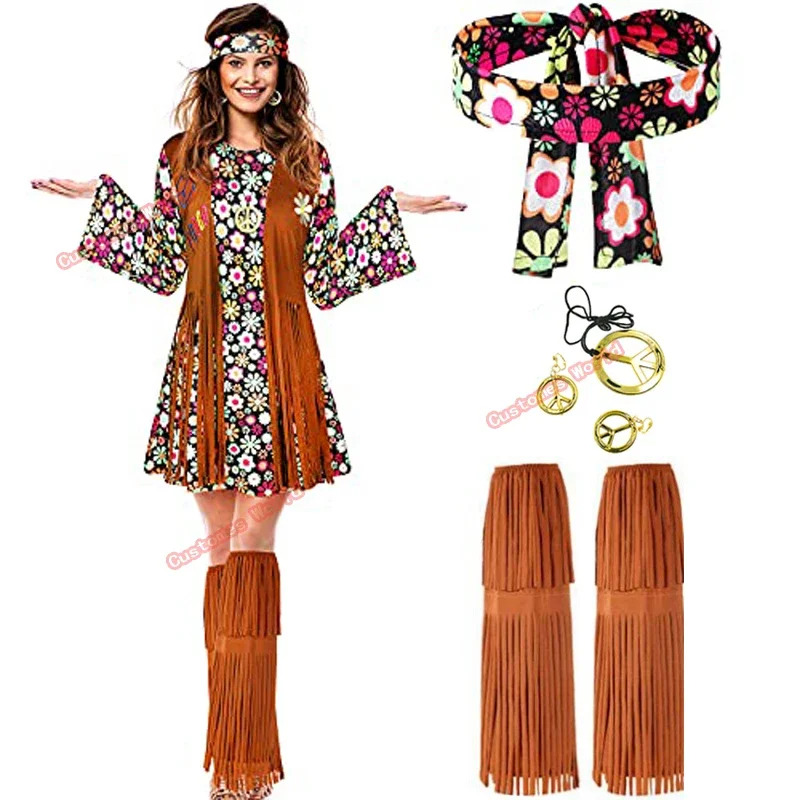 Peace Love Women Party 60S 70S - Women'S Accessories In The 60S 评论和价格