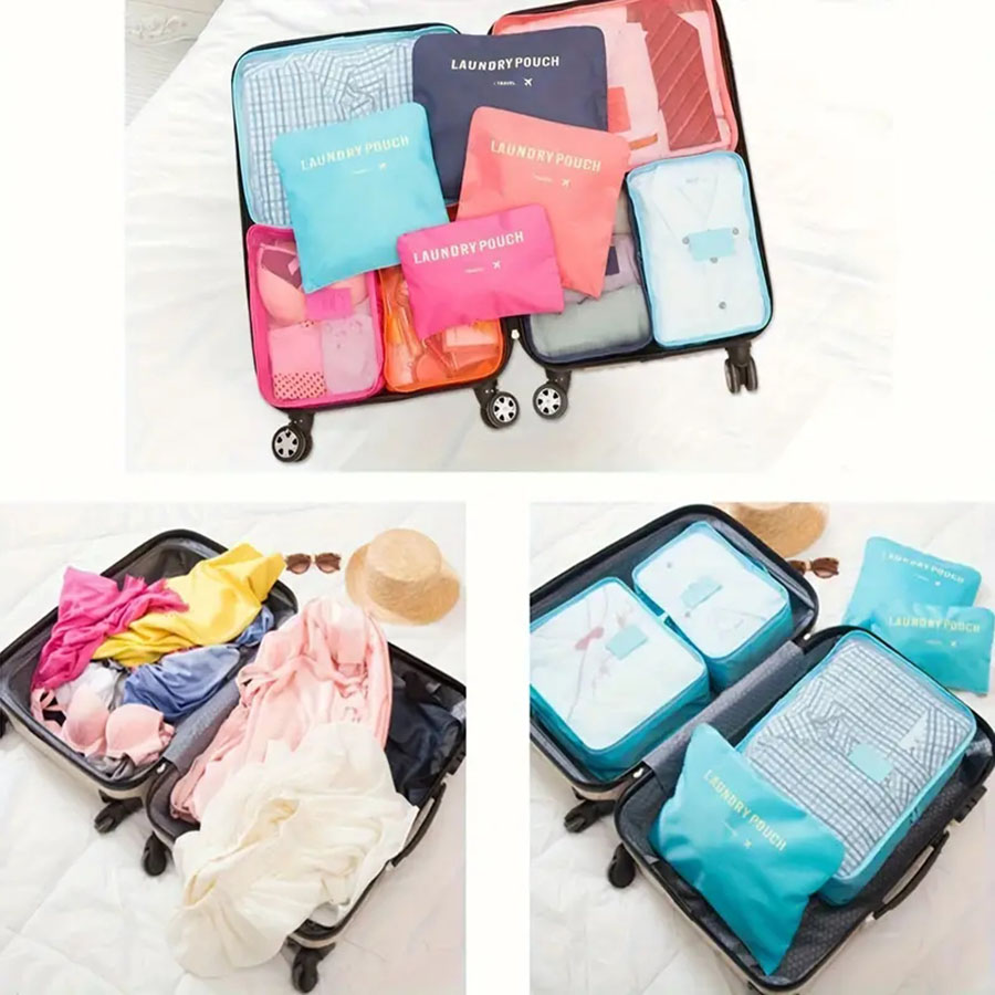 6pcs Travel Organizer Storage  - Women Accessories List 评论和价格