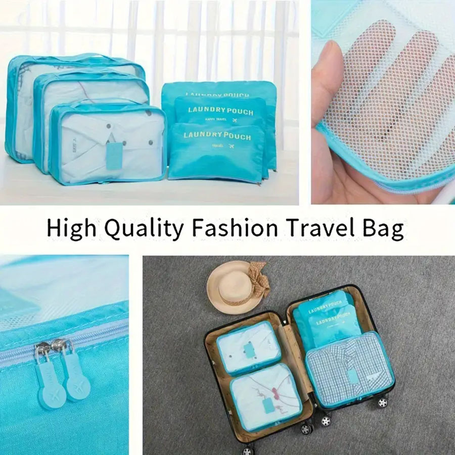 6pcs Travel Organizer Storage  - Women Accessories List 评论和价格