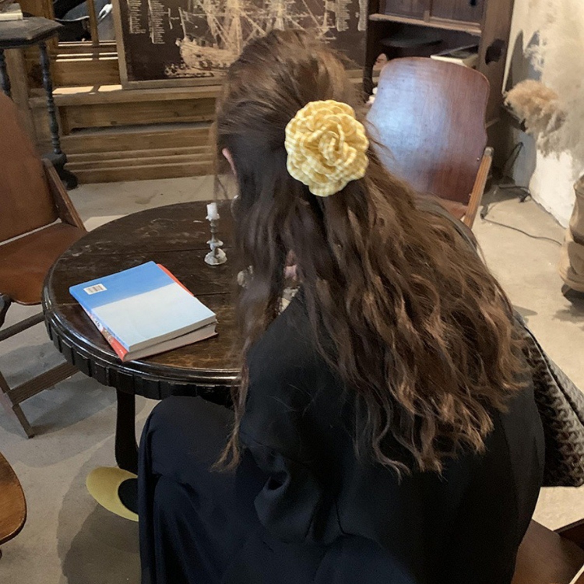 Women's Hair Claw Clip Checker - Women'S Yellow Accessories 评论和价格