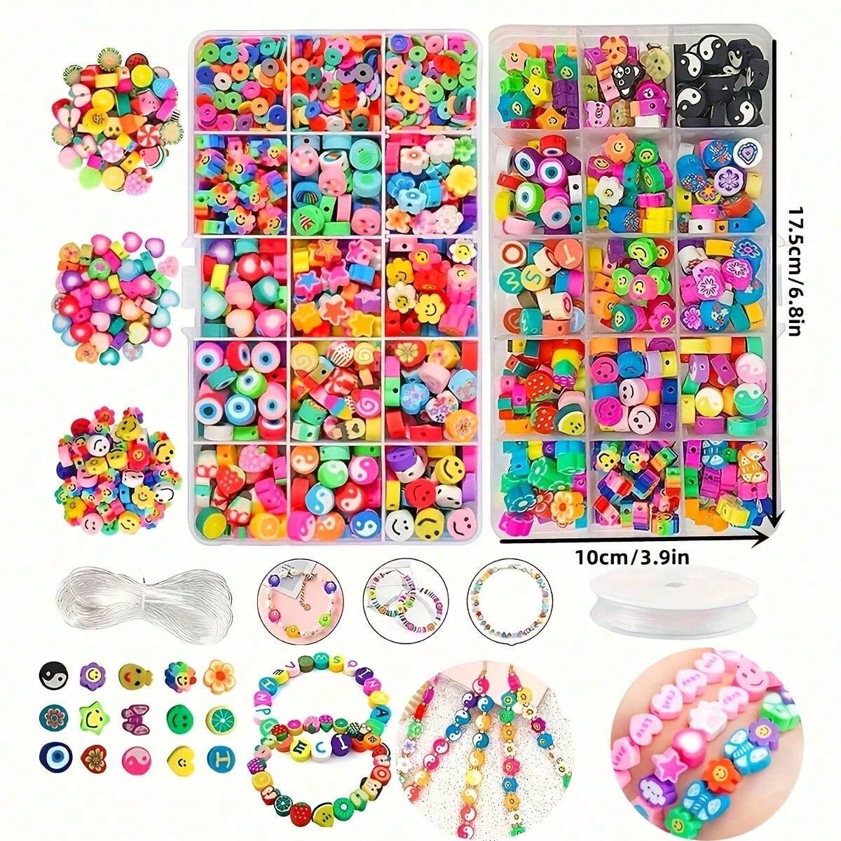 1450/1200/250pcs Polymer Clay  - Women Accessories Gift Set 评论和价格