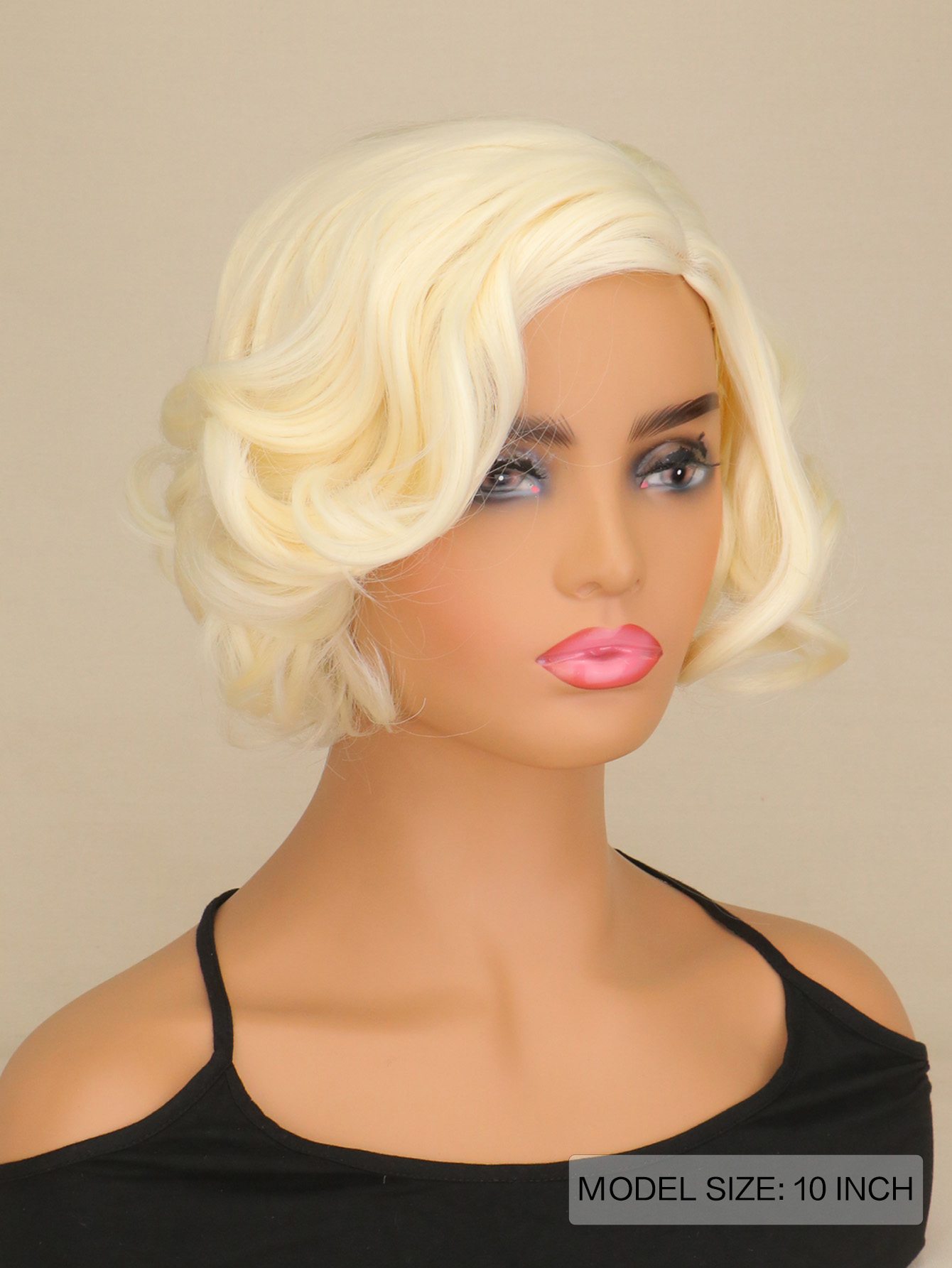 Women Synthetic Short Curly Ha - Women'S Accessories In The 60S 评论和价格