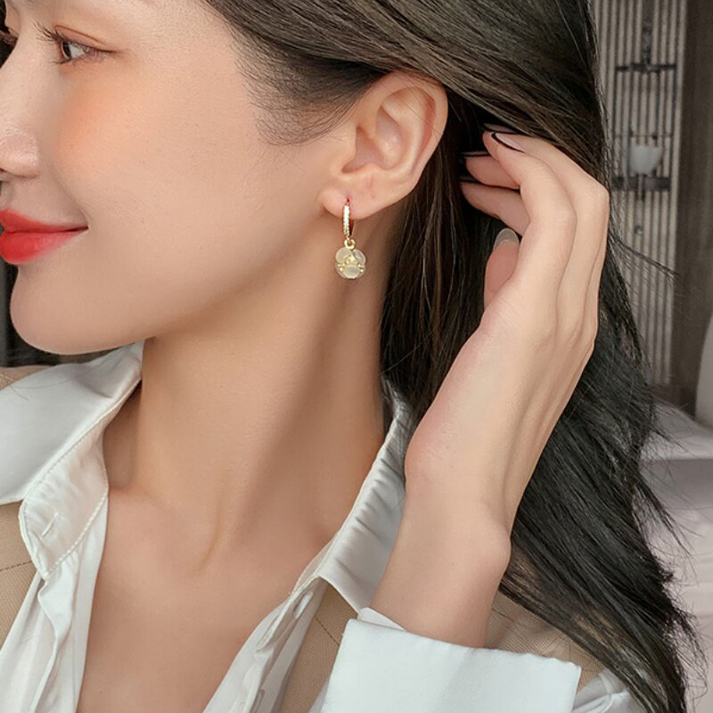 Elegant Cat's Eye Stone Round  - Women'S Accessories Trends 2026 评论和价格