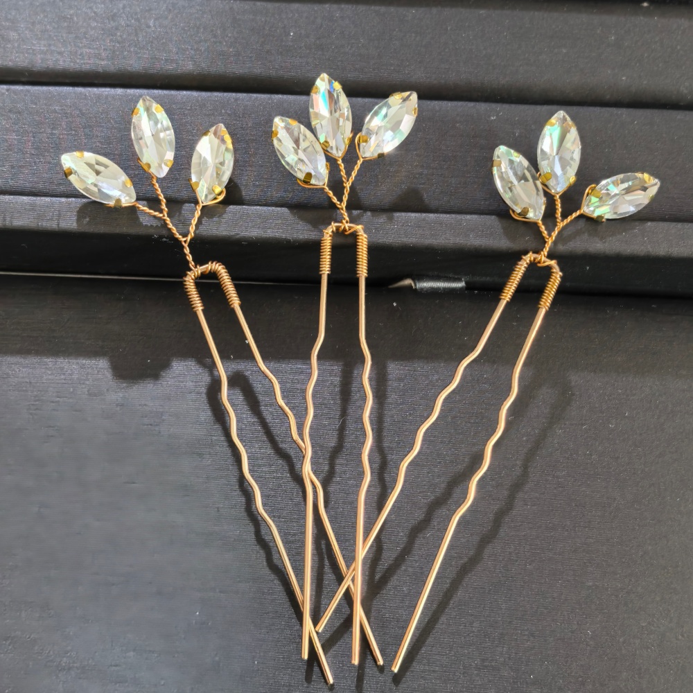 3pcs/set Pearl U-shaped Hairpi - Women'S Accessories Designer 评论和价格