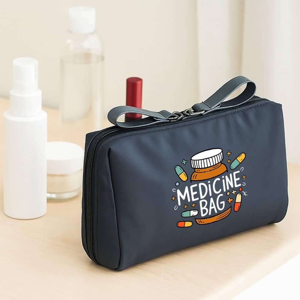 Medication Label Toiletry Bag, - Women Accessories List 评论和价格