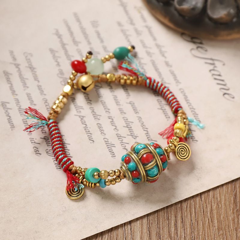 Tibetan Retro Woven Bracelet N - Women Accessories Nepal 评论和价格