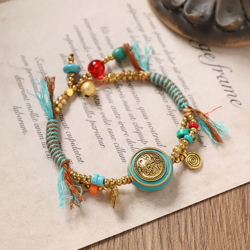 Tibetan Retro Woven Bracelet N - Women Accessories Nepal 评论和价格