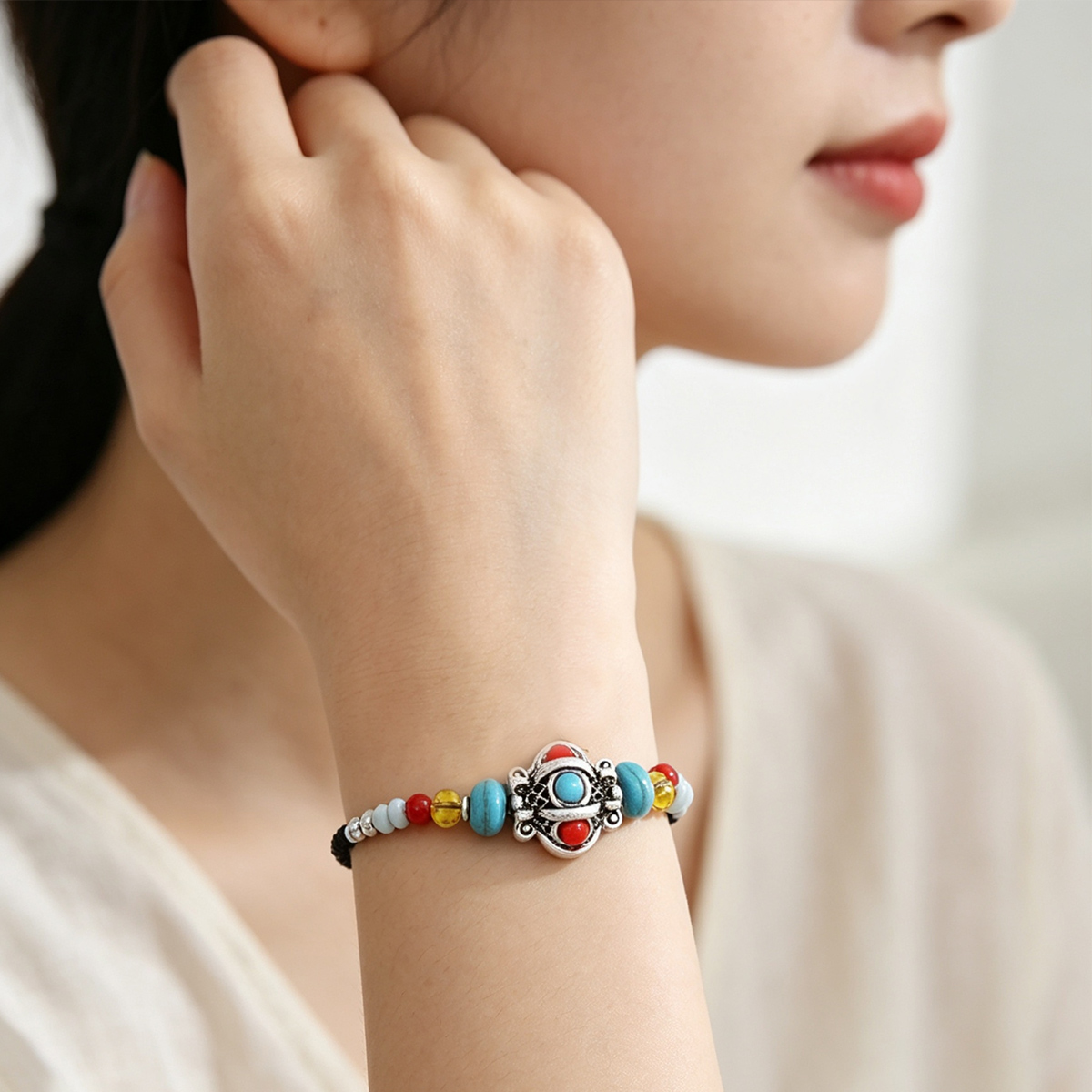 Ethnic Handmade Weave Rope Tib - Women Accessories Nepal 评论和价格