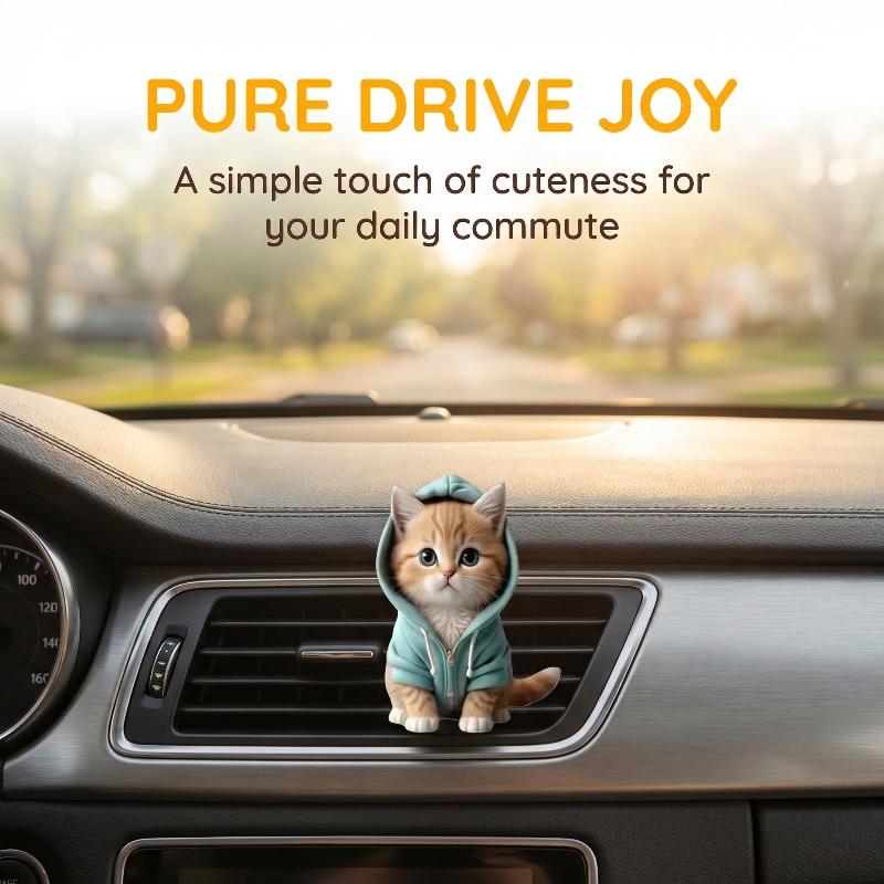 Cat Car Air Freshener Clip Out - Women Accessories Outlet 评论和价格